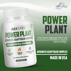Alex Jones Naturals capsules in hand for on-the-go energy and focus