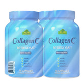 ALFA VITAMINS CollagenC bottle with label showcasing premium collagen supplement for skin support