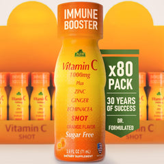 ALFA VITAMINS Vitamin C Shot orange bottle front boosts daily immune support