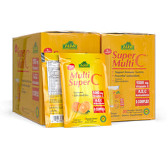 ALFA VITAMINS Super Multi C packet ready to mix for daily energy and immune support.