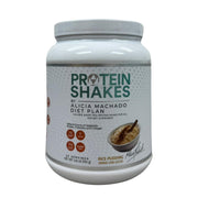 Alicia Machado Diet Plan rice pudding shake bottle front for quick, protein-packed meals