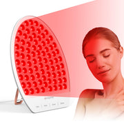AlierGo Red Light Panel front view showing 84 LEDs for facial therapy at home.
