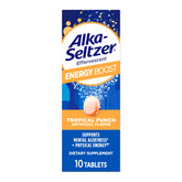 Alka-Seltzer Energy Boost tablet ready to fizz for a quick energy lift.
