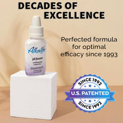 Alkalife pH Booster Drops measuring dropper enables precise dosing.