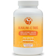 Alkaline for Life Alkalini-C Tabs bottle front view showing high-dose vitamin C