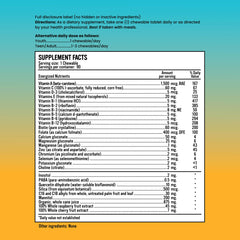 Alkaline for Life Energized Multi+ Chewables close-up, tasty chewable for all ages with energy support