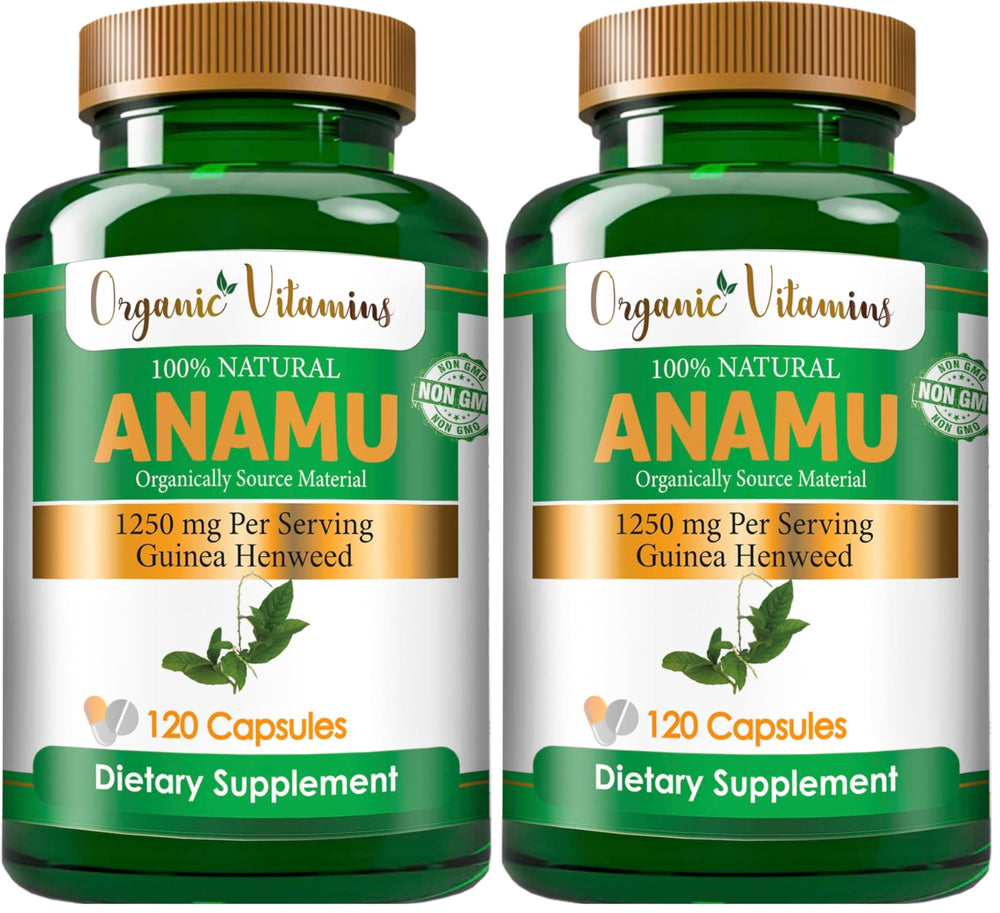 All Nue Anamu 1250mg bottle front view for everyday convenience.