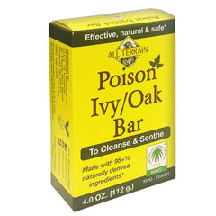 All Terrain Poison Ivy/Oak Bar Soap lather in action for itchy outdoor skin.