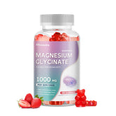 Allcoovita Magnesium Glycinate Gummies strawberry bottle front showing label and calm mood support