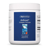 Allergy Research Group Arthred bottle shows hydrolyzed collagen for joint and skin support.