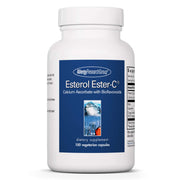 Allergy Research Group Esterol Ester-C bottle shown with bioflavonoids for immune support.