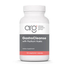 Allergy Research Group Gastro Cleanse bottle front with capsules for daily gut support