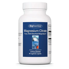 Allergy Research Group Magnesium Citrate bottle front view supports daily stress management