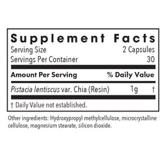 Allergy Research Group Mastic Gum label detail highlighting ingredients for GI wellness.