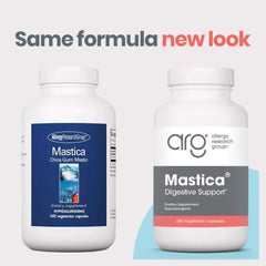 Allergy Research Group Mastica capsules closeup for gut health