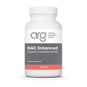 Allergy Research Group NAC Enhanced bottle front shows packaging for immune support.