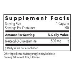 Close-up of NAG capsules highlighting vegan joint support.