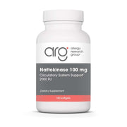 Allergy Research Group nattokinase 2000 FU softgels bottle for daily enzyme support
