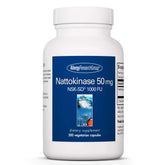 Allergy Research Group nattokinase bottle highlighting circulatory support potential