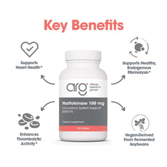 Dosage instructions for nattokinase softgels with water