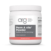 Allergy Research Group Perm A Vite powder bottle for gut health support.