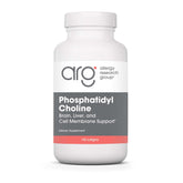 Allergy Research Group phosphatidylcholine softgels bottle for liver support and digestion.
