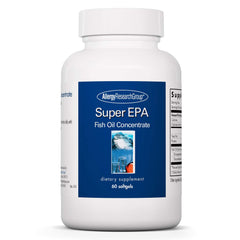 Allergy Research Group Super EPA bottle front showing pure omega-3 source for daily support