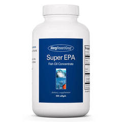 Allergy Research Group Super EPA softgels bottle showing high-purity omega-3 for daily use