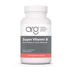 Allergy Research Group Super Vitamin B bottle with capsules for daily support