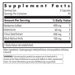 Tricycline artemisinin blend depiction aiding gut balance.