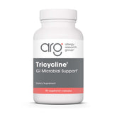 Allergy Research Group Tricycline bottle with capsules supports probiotic balance.