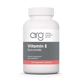 Allergy Research Group Vitamin E Succinate bottle with 400 IU potency for daily use.
