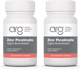 Allergy Research Group zinc picolinate capsules in bottle for daily support