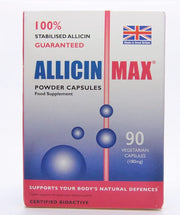 ALLICINMAX Allicin Max bottle front showcases stable allicin for daily use.