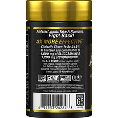 AllMax ALLFLEX capsules close-up showing rapid-release design for quick relief