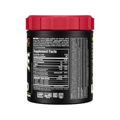 Close-up of ALLMAX AMINOCORE white grape powder for post-workout use.