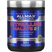 ALLMAX Citrulline Malate unflavored 300 g tub viewed up close for quality and size