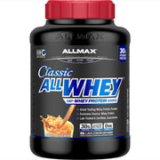 Allmax ALLWHEY Chocolate Peanut Butter jar for easy daily protein