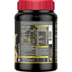 AllMax Gold ALLWHEY powder texture close-up showing purity and fast mixability.