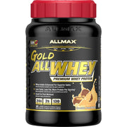 AllMax Gold ALLWHEY tub front view for post-workout recovery.