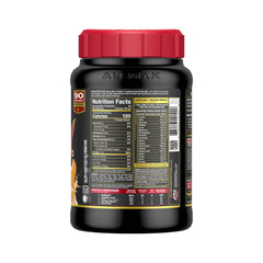 AllMax ISOFLEX Orange Dreamsicle shake in glass highlighting refreshing flavor