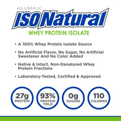 Scoop-lock top on ALLMAX ISONATURAL container offers easy access.