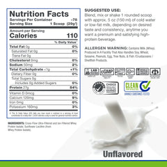 ISONATURAL unflavored powder jar ready for versatile mixing.