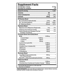 Allmax MuscleAA Xtreme lime margarita powder dissolving quickly in water for fast hydration