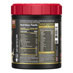AllMax ISOFLEX label highlights 27g protein per serving and low lactose