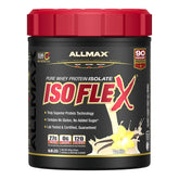AllMax ISOFLEX vanilla scoop for a high-protein post-workout boost
