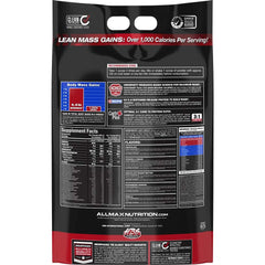 Allmax QuickMass chocolate scoop demonstrates precise serving sizes for reliable fueling