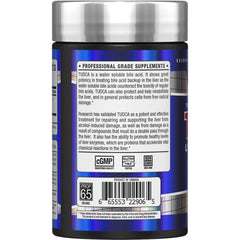 ALLMAX TUDCA+ packaging front showing gluten-free, non-GMO promise.