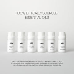 ALO Energize & Refresh peppermint bottle boosts focus and freshens your diffuser routine