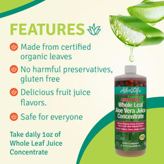 Aloe Life 32oz bottle front emphasizes value and convenience.